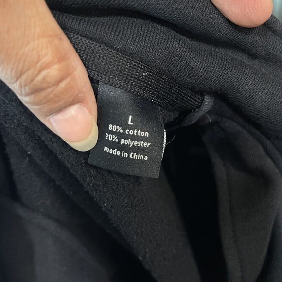 Sean John Mens Full Zip Track Jacket Black Large Asymmetrical Zip - Picture 13 of 16
